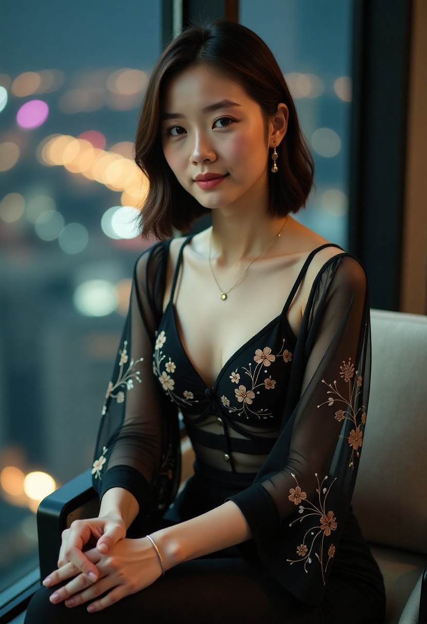 一起看落日海报